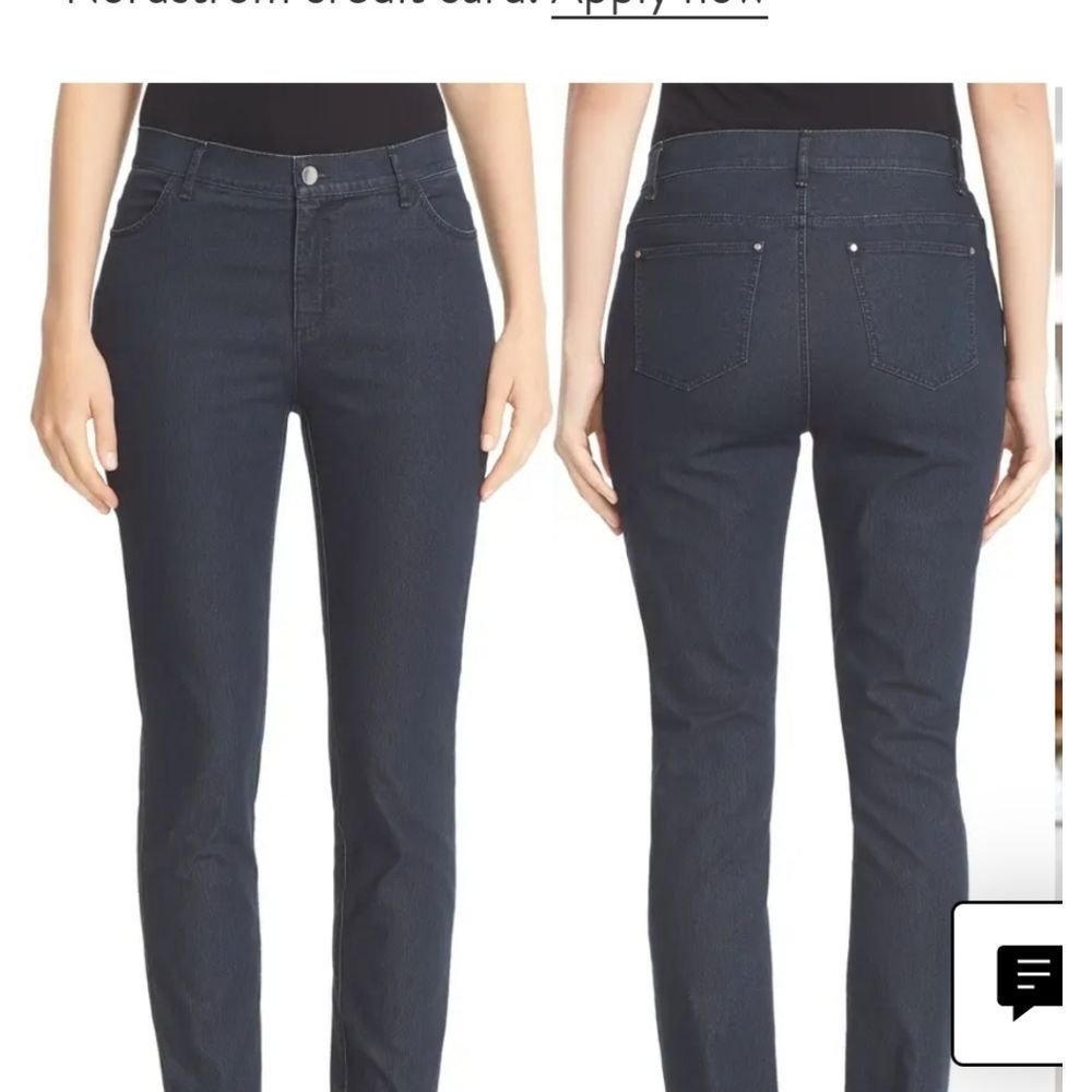 Lafayette 148 New York Curvy fit slim leg jeans